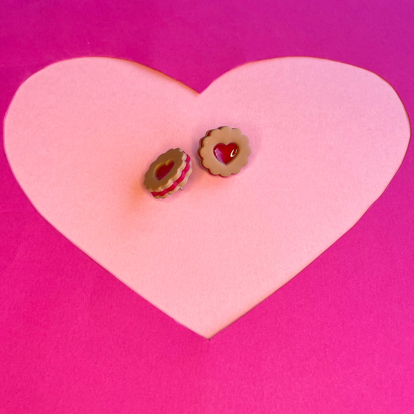 Heart Jam Biscuit Pins