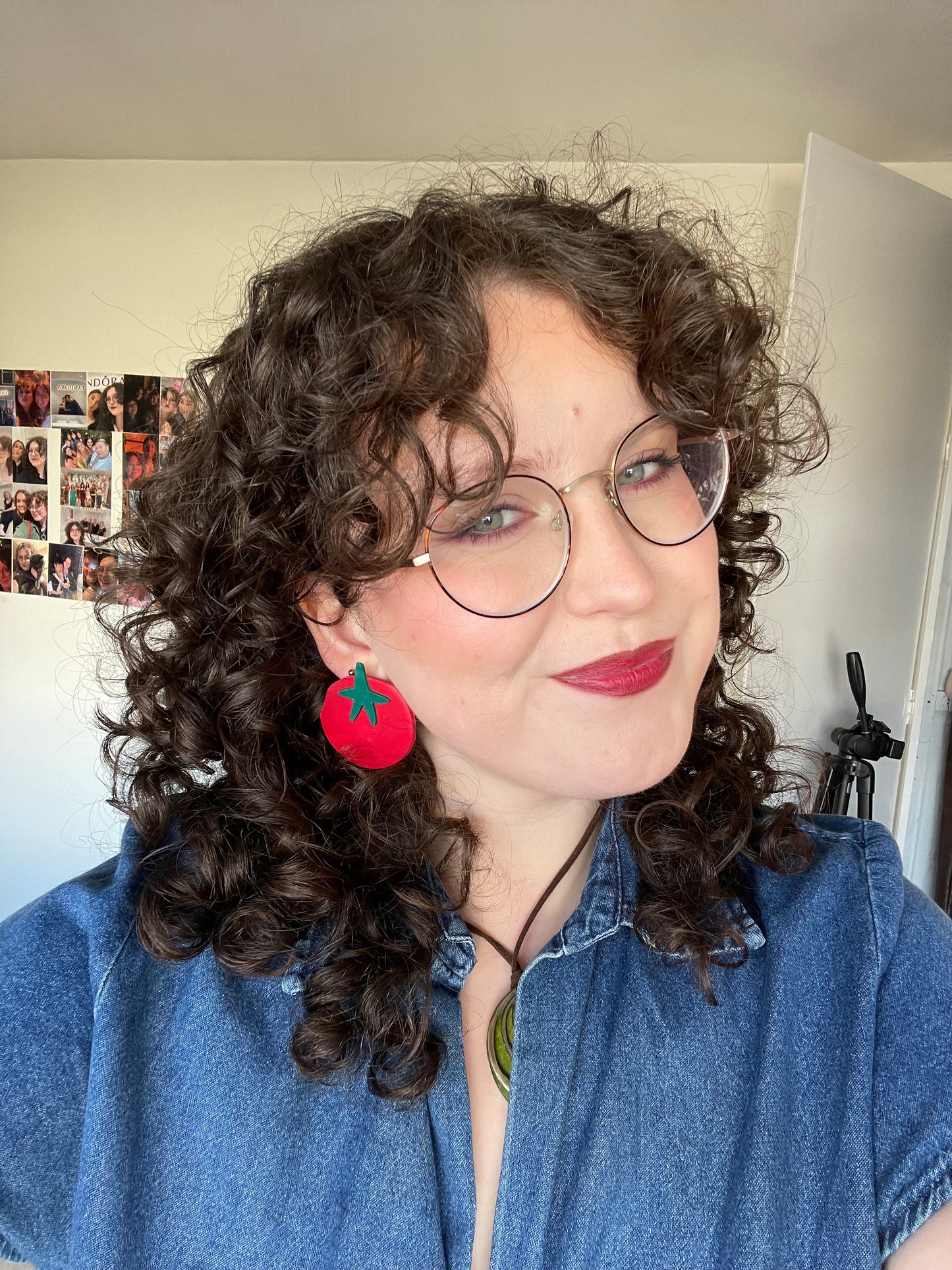 Big Tomato Stud Earrings