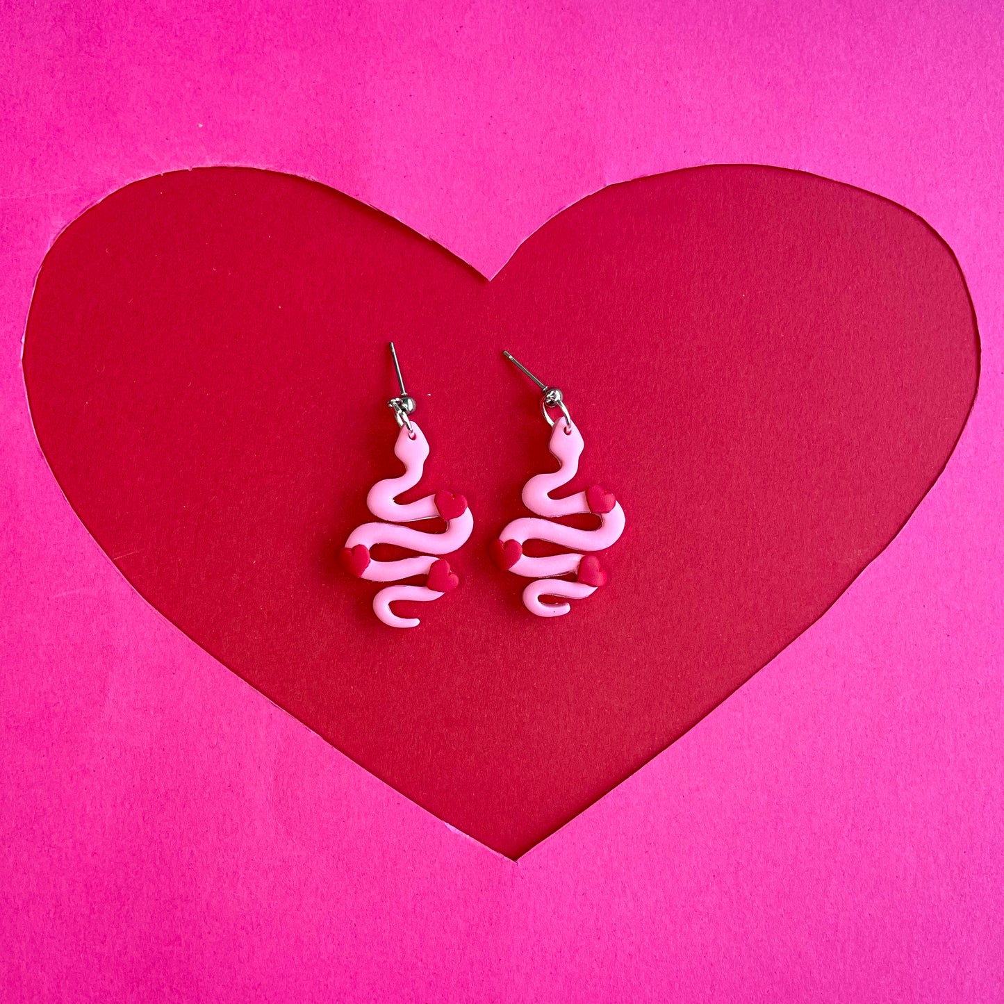 Pink Heart Snakes