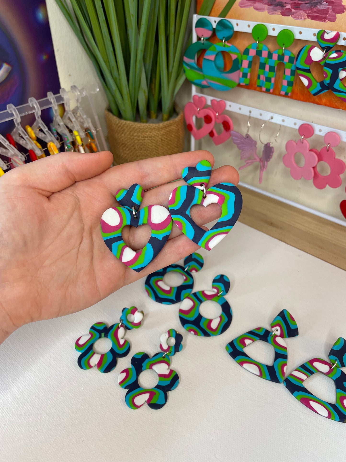 Retro 60s/70s Groovy Earrings