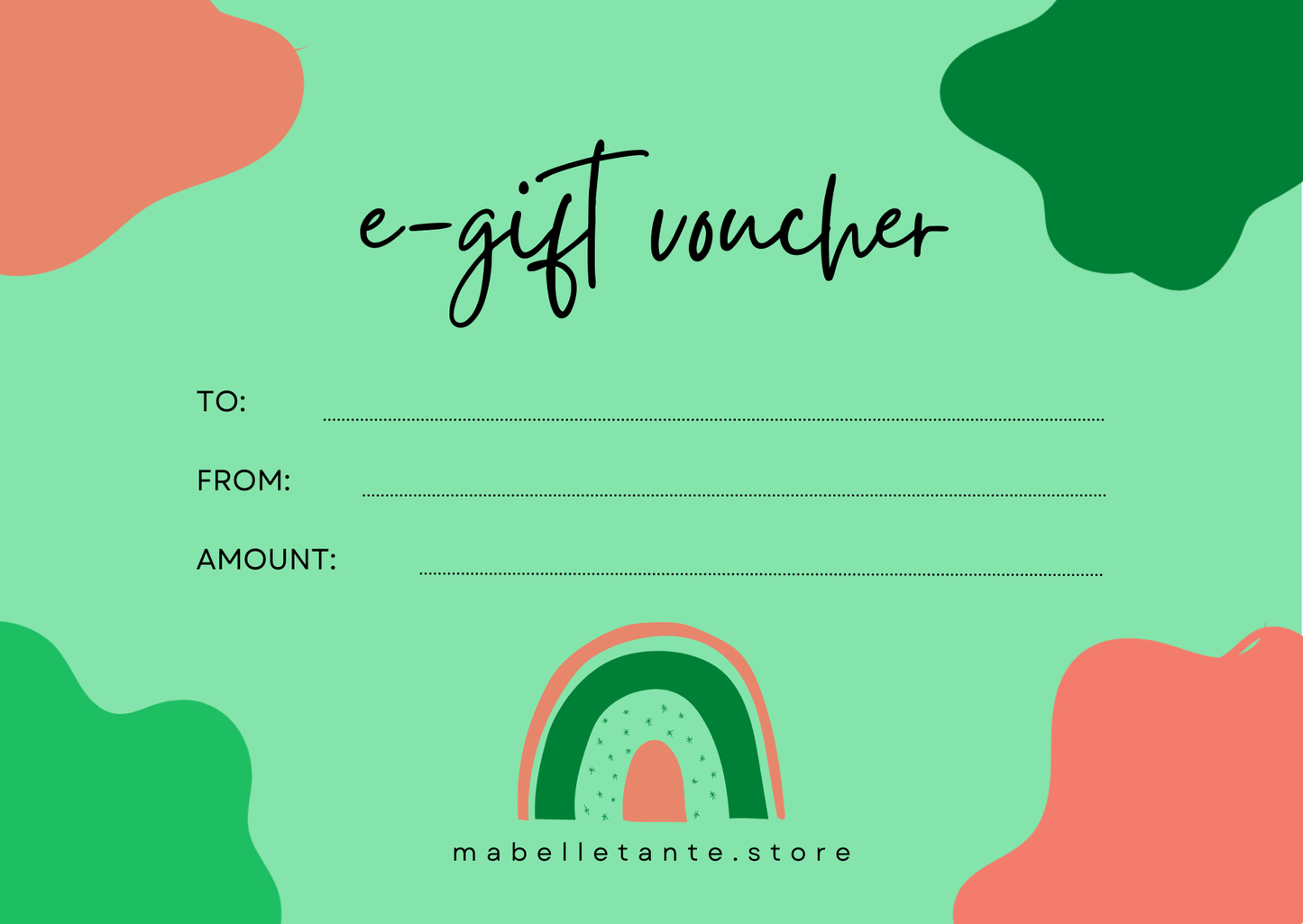 Ma Belle Tante Jewellery E Gift Voucher