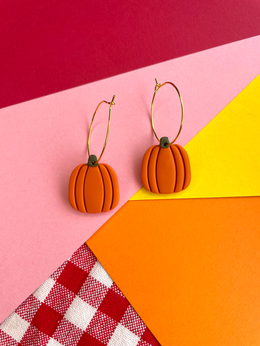 Autumn/Fall Pumpkin Hoops