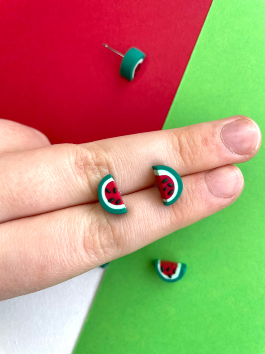 GAZA FUNDRAISER Watermelon Stud Earrings