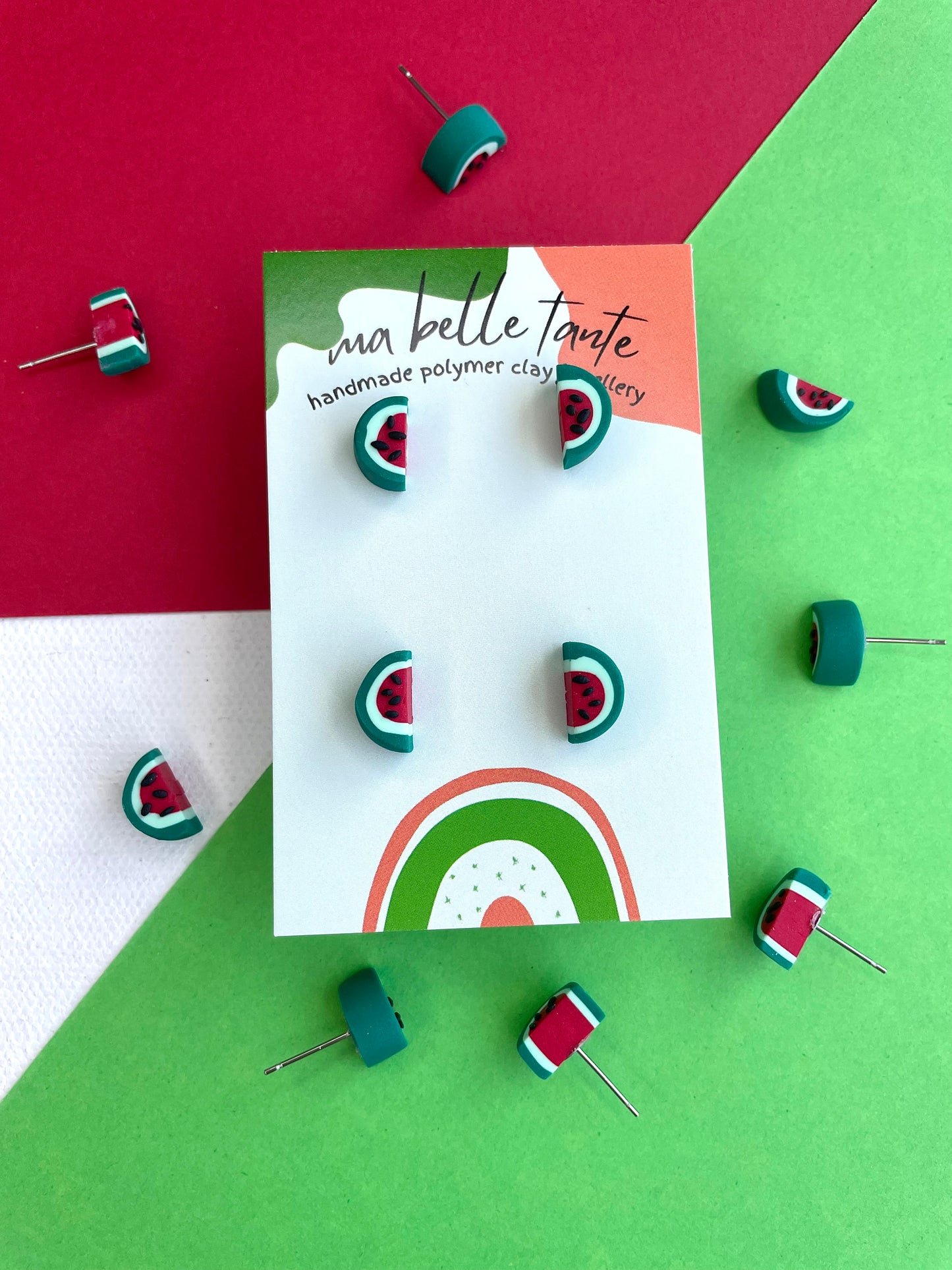 GAZA FUNDRAISER Watermelon Stud Earrings